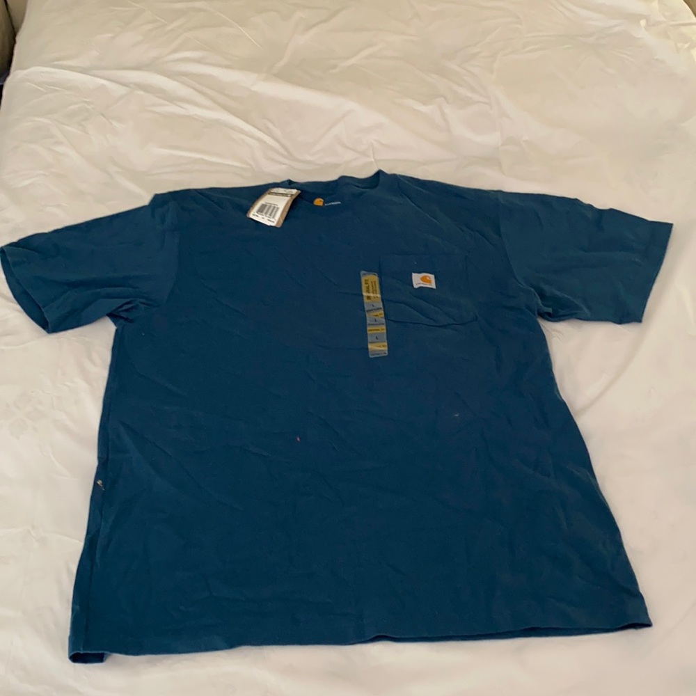 Carhartt blue short sleeve